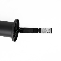 Słupek ogrodowy V-TAC 110CM czarny czujnik ruchu E27 VT-838-110