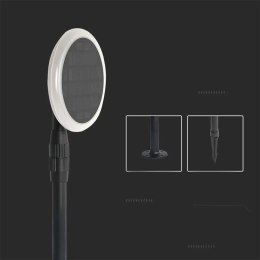 Słupek ogrodowy V-TAC solarny LED 3W 2w1 (opak. 2 szt) VT-943 3000K 260lm