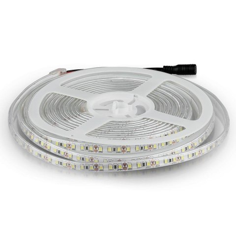 Taśma LED V-TAC 12V SMD3528 600LED IP65 rękaw 8W/m VT-3528 IP65 3000K 800lm