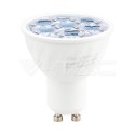 Żarówka LED V-TAC SAMSUNG CHIP GU10 6W 10st (wąski kąt światła) VT-249 6400K 500lm 5 lat gwarancji