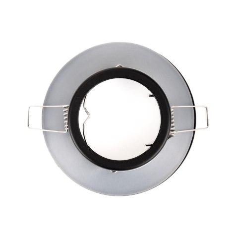 Oczko V-TAC GU10 wpuszczane okrągłe szczelne z szybą IP44 czarny VT-981 3 lata gwarancji