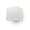 Oprawa ścienna V-TAC 5W kinkiet góra dół regulowana biały kwadrat IP65 BRIDGELUX VT-759-W 3000K 700lm