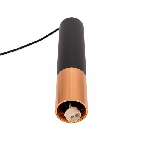 Oprawa zwieszana V-TAC GU10 GU10 czarny+złoty 60x300mm VT-977 3 lata gwarancji