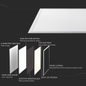 Panel LED V-TAC 29W 600x600 120Lm/W pmma VT-6129 4000K 3480lm