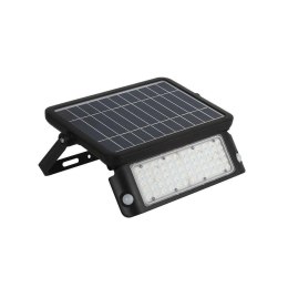 Projektor solarny V-TAC 10W LED czarny czujnk ruchu IP65 VT-787-10 4000K 1150lm