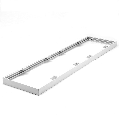 Ramka aluminiowa składana do paneli LED 1200X300 biała bez widocznych śrub V-TAC 5 lat gwarancji
