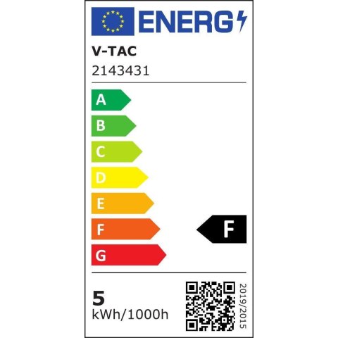 Żarówka LED V-TAC 4,5W E27 świeczka VT-1821 4000K 470lm