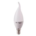 Żarówka LED V-TAC 4W E14 świeczka płomyk VT-1818TP 4000K 350lm