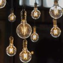 Żarówka LED V-TAC 4W filament E27 G125 ściemnialna VT-1994D 2700K 320lm