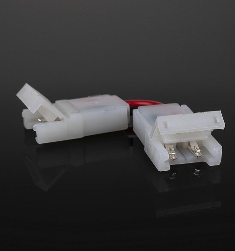 Konektor złączka taśm LED V-TAC L kątowa 90st do taśm i pasków LED gęste i zwykłe 8mm