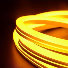 Neon flex V-TAC 24V IP68 10mb cięcie co 5cm 6,5W/m IP68 VT-554 Kolor Żółty 260lm