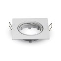 Oczko V-TAC GU10 kwadrat ruchome białe VT-779-WH-SQ