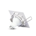 Oczko V-TAC GU10 kwadrat ruchome białe VT-779-WH-SQ