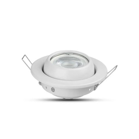 Oczko V-TAC GU10 okrągłe regulowany kąt białe VT-780-WH