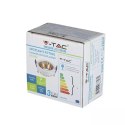 Oczko V-TAC GU10 wpuszczane białe/złoty mosiądz okrągłe VT-872-WR 3 lata gwarancji