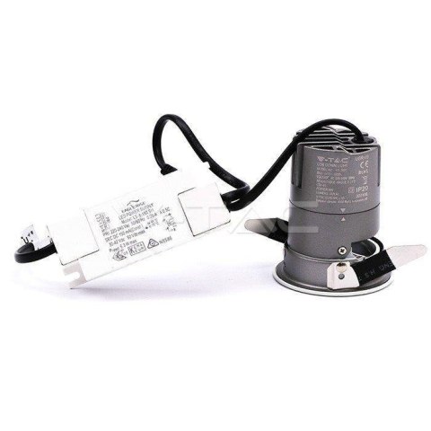 Oprawa LED downlight V-TAC 6W COB CREE CRI95+UGR19 24st VT-2907 4000K 400lm 5 lat gwarancji
