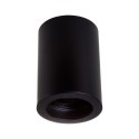Oprawa V-TAC aluminiowa GU10 okrągła natynkowa tuba czarna 142x100 VT-796-B