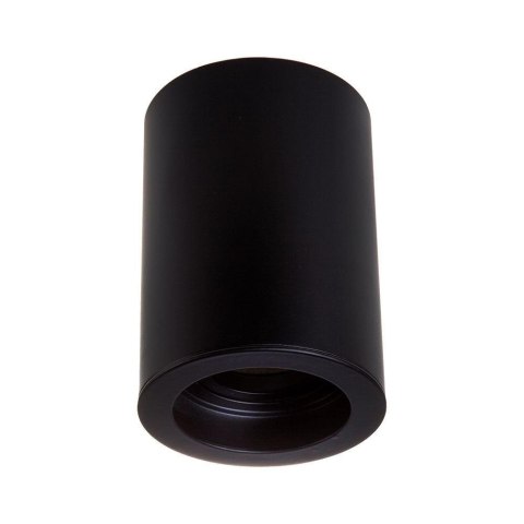 Oprawa V-TAC aluminiowa GU10 okrągła natynkowa tuba czarna 142x100 VT-796-B