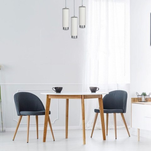 Oprawa zwieszana V-TAC gips beton GU10 biały/chrom VT-864-CH 5 lat gwarancji