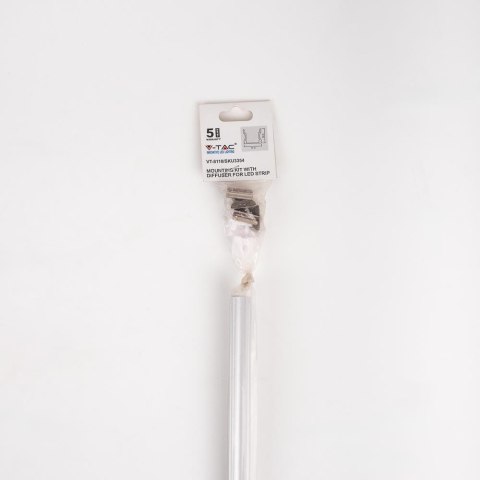 Profil aluminiowy anodowany V-TAC 2mb klosz mleczny VT-8110