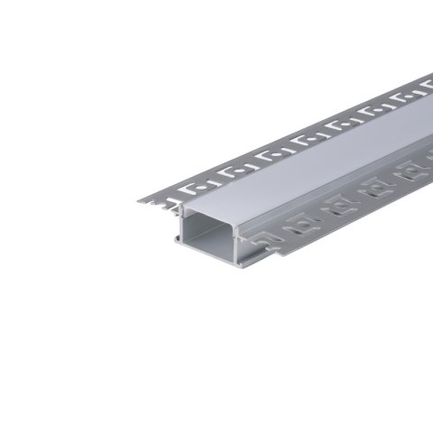 Profil aluminiowy anodowany do gipsowania na dwie taśmy V-TAC 2mb klosz mleczny VT-8101