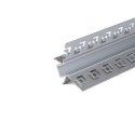 Profil aluminiowy anodowany do gipsowania narożny wewnętrzny V-TAC 2mb klosz mleczny VT-8104