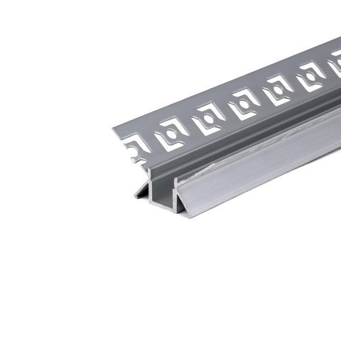Profil aluminiowy anodowany do gipsowania narożny wewnętrzny V-TAC 2mb klosz mleczny VT-8104
