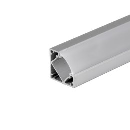 Profil aluminiowy anodowany kątowy V-TAC 2mb klosz mleczny VT-8114