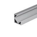 Profil aluminiowy anodowany kątowy V-TAC 2mb klosz mleczny VT-8114