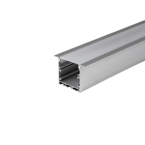 Profil aluminiowy anodowany wpuszczany 50x35mm V-TAC 2mb klosz mleczny VT-8126