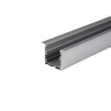 Profil aluminiowy anodowany wpuszczany 50x35mm V-TAC 2mb klosz mleczny VT-8126
