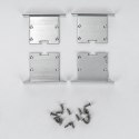 Profil aluminiowy anodowany wpuszczany 50x35mm V-TAC 2mb klosz mleczny VT-8126