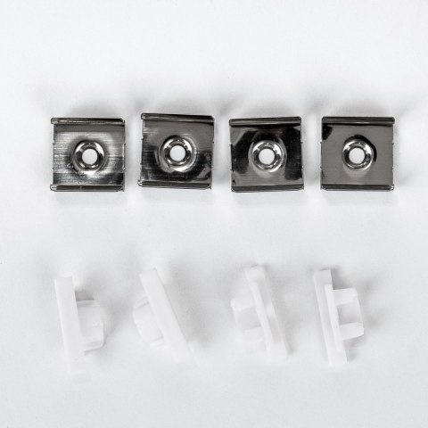 Profil aluminiowy anodowany wpuszczany V-TAC 2mb klosz mleczny VT-8106