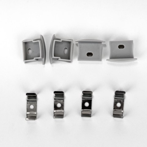 Profil aluminiowy anodowany wpuszczany na dwie taśmy V-TAC 2mb klosz mleczny VT-8119 5 lat gwarancji