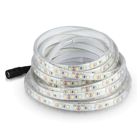 Taśma LED V-TAC SMD2835 1200LED 24V IP65 2xPCB rękaw 10mb 7,2W/m 120LED/m VT-2835 4000K 600lm