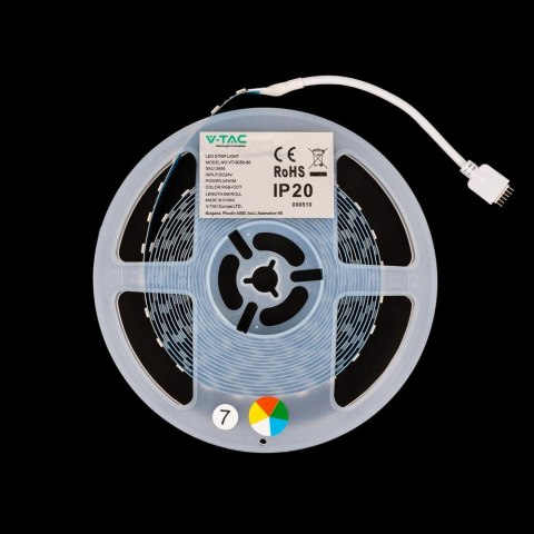 Taśma LED V-TAC SMD5050 60LED 24V RGB+CCT 5w1 VT-5050 60 1680lm