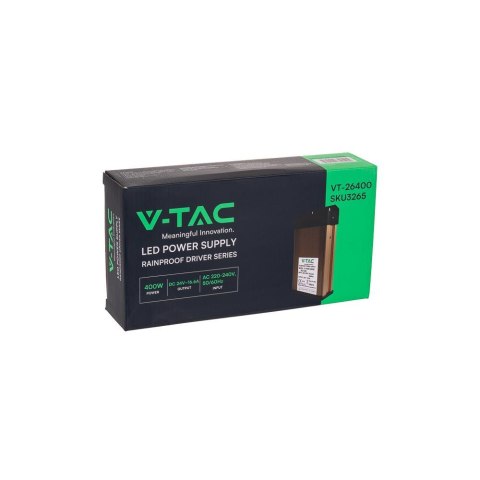 Zasilacz LED V-TAC 400W 24V 16.6A IP20 modułowy VT-26400
