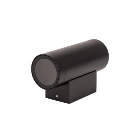 Kinkiet ścienny ogrodowy elewacyjny V-TAC góra dół 2xGU10 czarny IP54 VT-11015