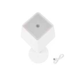 Lampka biurkowa nocna V-TAC 2W LED 36cm ładowanie ściemnianie IP54 biała VT-7563 3000K 200lm