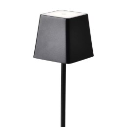 Lampka biurkowa nocna V-TAC 2W LED 36cm ładowanie ściemnianie IP54 czarna VT-7563 3000K 200lm