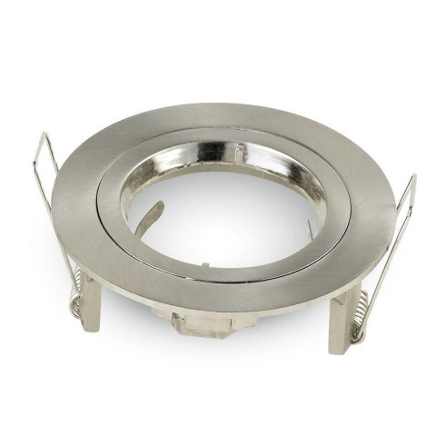 Oczko V-TAC aluminiowe odlew GU10 okrągłe satyna VT-774-SN