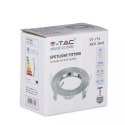 Oczko V-TAC aluminiowe odlew GU10 okrągłe satyna VT-774-SN