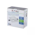 Oczko V-TAC gips GU10 wpuszczane okrągłe 120x120 białe VT-776SQ