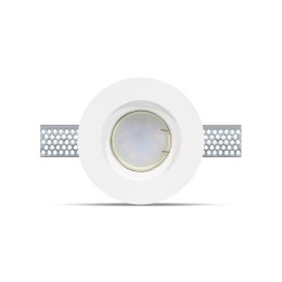 Oczko V-TAC gips GU10 wpuszczane okrągłe fi.100 białe VT-771