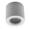 Oprawa V-TAC gips GU10 natynkowa tuba okrągła biała 75x75mm VT-716RD