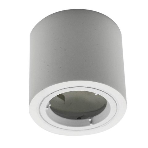 Oprawa V-TAC gips GU10 natynkowa tuba okrągła biała 75x75mm VT-716RD