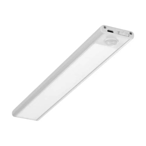 Oprawa podszafkowa V-TAC 2,5W LED srebrna czujnik ruchu ładowanie USB 60cm VT-8143 4000K 260lm