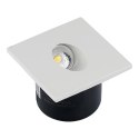 Oprawa schodowa 3W LED V-TAC kwadrat biały 230V VT-1109 3000K 270lm