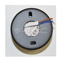 Oprawa schodowa 3W LED V-TAC kwadrat biały 230V VT-1109 3000K 270lm