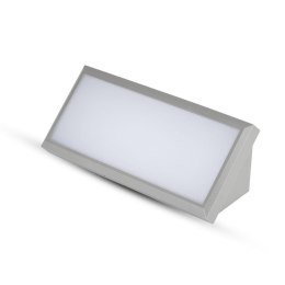 Oprawa ścienna V-TAC 12W LED ukośna szara IP65 VT-8054 3000K 1250lm